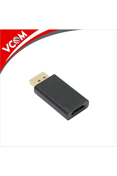 VCOM Προσαρμογέας DisplayPort αρσενικό σε HDMI θηλυκό Μαύρο