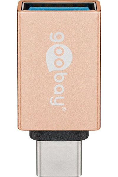 goobay Μετατροπέας USB-C αρσενικό σε USB-A αρσενικό Χρυσό 1 τεμάχιο 56622