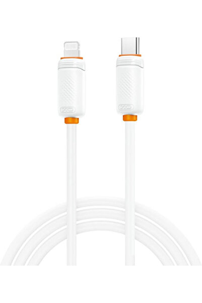 Xo Καλώδιο USB-C σε Lightning 27W Λευκό 1μ