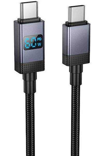 hoco. Hoco Καλώδιο USB 2.0 USB-C Αρσενικό - USB-C 60W PD Μαύρο 1μ HC-X118CC-BK
