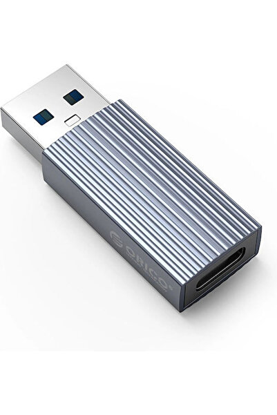 Orico Μετατροπέας USB-A αρσενικό σε USB-C θηλυκό Γκρι 1 τεμάχιο