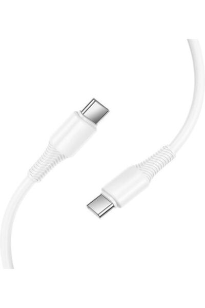 OEM Καλώδιο USB 2.0 USB-C αρσενικό - USB-C 60W Λευκό 1μ