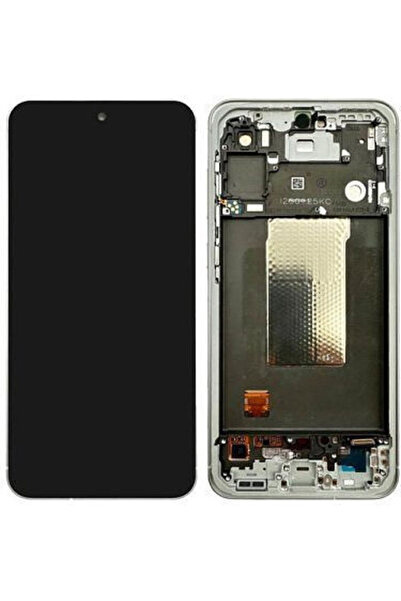 Samsung Οθόνη με μηχανισμό αφής και πλαίσιο για Galaxy A56 5G A566 (Γκρι) Κωδ...