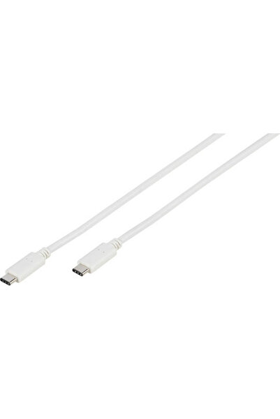 Vivanco Καλώδιο USB 3.1 USB-C Αρσενικό - USB-C Λευκό 1μ
