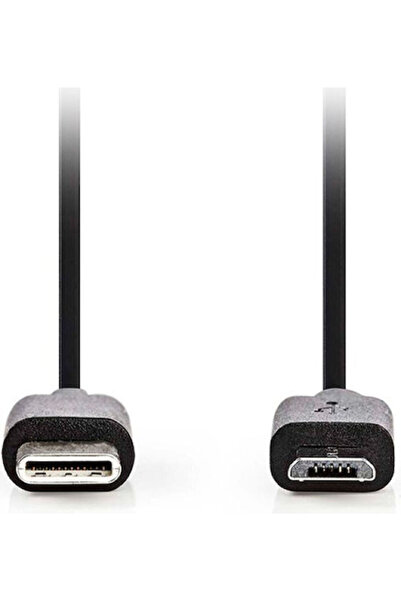 Nedis Καλώδιο USB 2.0 USB-C Αρσενικό - micro USB-B 60W Μαύρο 1μ CCGL60750BK10...