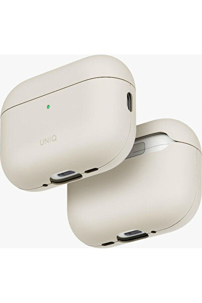 uniq Δερμάτινη Θήκη Lyden σε μπεζ χρώμα για Apple AirPods Pro 3