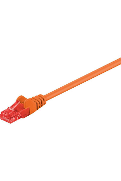 goobay Καλώδιο Ethernet Gigabit U/UTP Κατηγορίας 6, 7.5μ, Πορτοκαλί, Κωδικός:...