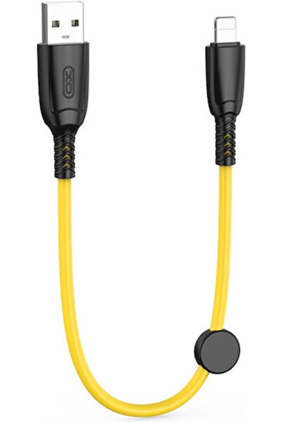Xo NB247 Καλώδιο USB-A σε Lightning Κίτρινο 0,25μ