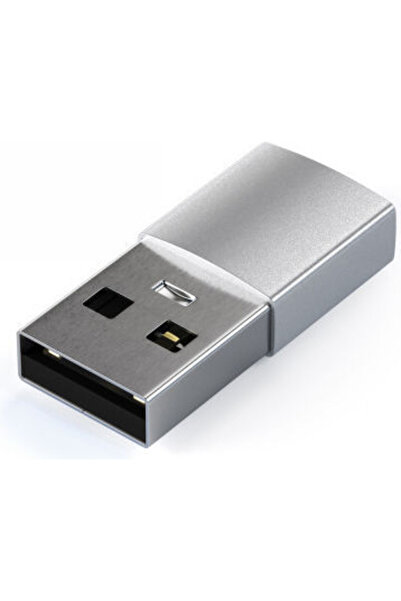 Satechi Μετατροπέας USB-A αρσενικό σε USB-C αρσενικό Γκρι 1 τεμάχιο ST-TAUCS