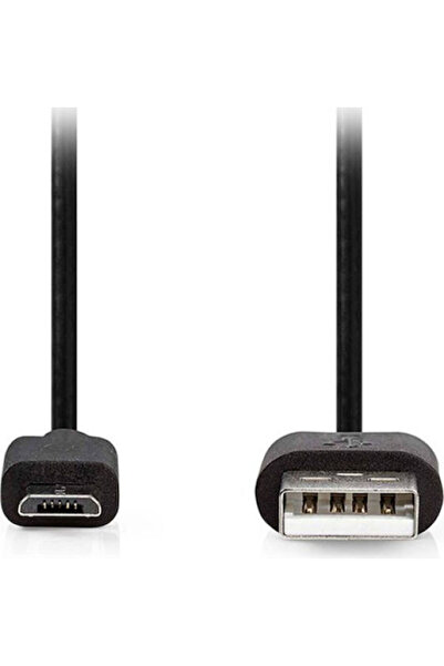 Nedis Καλώδιο USB 2.0 0,5μ A-Αρσενικό σε micro B-Αρσενικό (CCGL60500BK05)