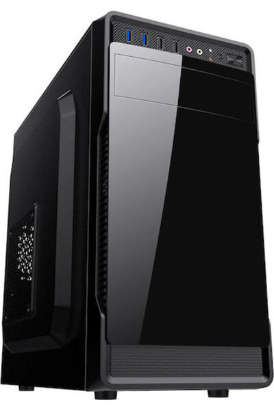 Supercase Vogue VG25M Midi Tower Θήκη Υπολογιστή Μαύρη