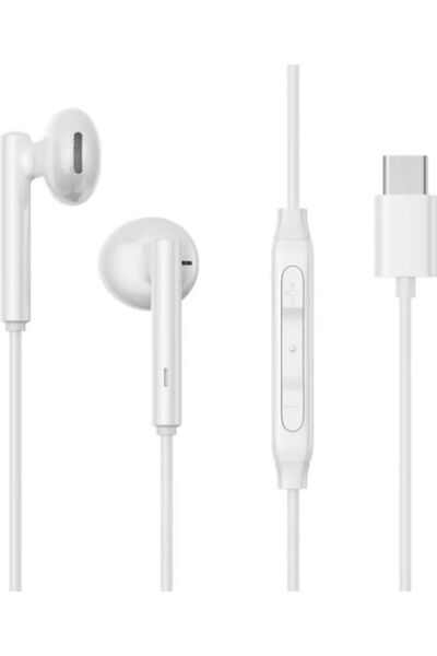 Joyroom JR-EC05 Ακουστικά ψείρες handsfree με υποδοχή USB-C Λευκό