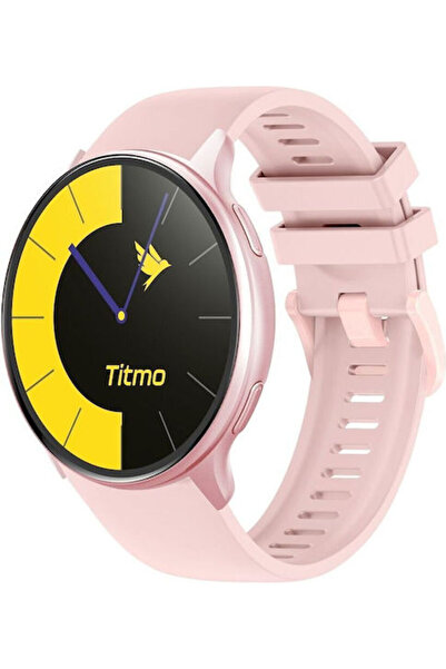 OEM TITMO O-200 Αδιάβροχο Έξυπνο Ρολόι με Παρακολούθηση Καρδιακών Παλμών Ροζ