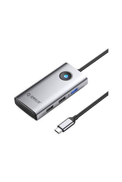 Orico Σταθμός σύνδεσης USB-C με HDMI 4K, PD και υποστήριξη για 2 οθόνες, Γκρι...