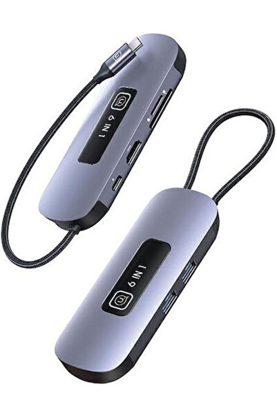 Usams Διανομέας USB 6 Θυρών USB 3.0 με σύνδεση USB-C Γκρι Κωδικός: US-SJ642