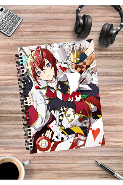 mertfigur Twisted Wonderland Anime Spiral Notebook A5 (50 Sheets)