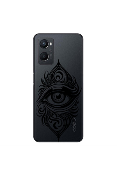 Other Oppo A 96 Eye patterned drawing Transparent Silicone TPU Θήκη
