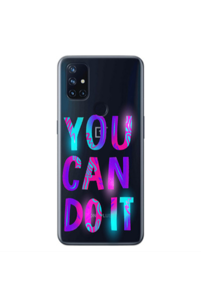 Other Oneplus Nord 10 You Can Doit Transparent Silicone TPU Θήκη