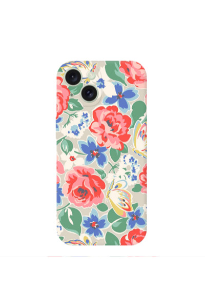Other Apple iPhone 15 Plus Lady roses Transparent Silicone TPU Θήκη