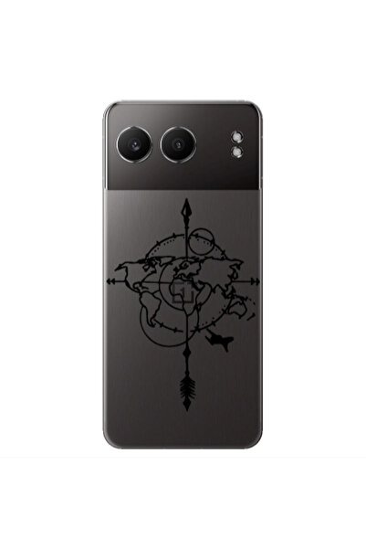 Other Oneplus Nord 4 Old Map Transparent Silicone TPU Θήκη