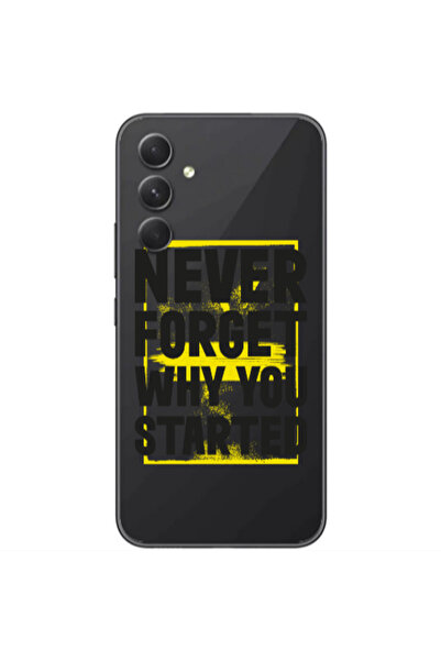 Other Samsung Galaxy A05s Never Forget Transparent Silicone TPU Θήκη