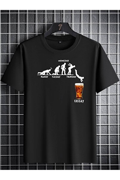 TİMİSİVA Tricou unisex supradimensionat cu imprimeu guler rotund cu mânecă sc...