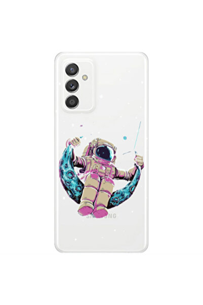 Other Samsung M13 Astronaut swinging on the moon Transparent Silicone TPU Θήκη