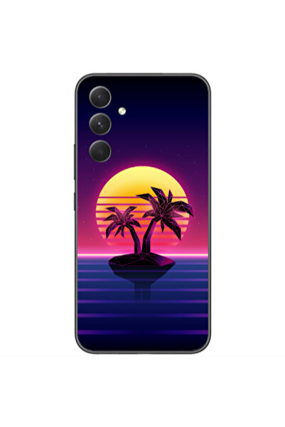 Other Samsung Galaxy A05s Moon and Palmie Transparent Silicone TPU Θήκη