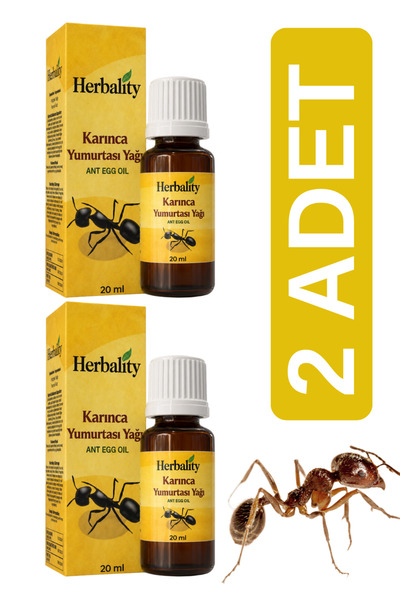 herbalıty Karınca Yumurtası Yağı 20ML 2*ADET