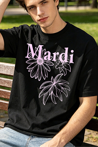 Fleck Casual Style T Shirts For Men Mardi Gras Floral Design Personalized Shirts
