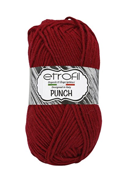 Etrofil Punch Örgü İpi Vişne 100% Micro Acrilic 25g 70m (73217)