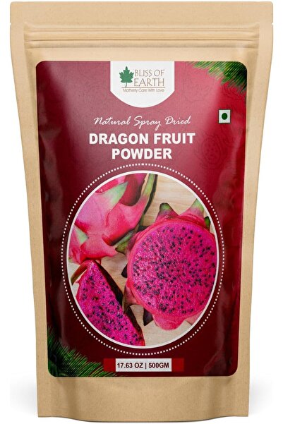 Bliss of Earth Natural Spray Dried Dragon Fruit Powder, 500g | Rich in Antiox...