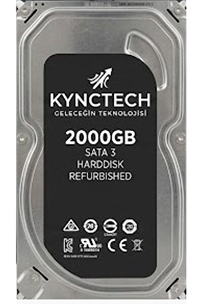 KYNCTECH 2000 GB 2TB 3.5" 32MB SATA 3.0 Sabit Disk REFRUBISHED