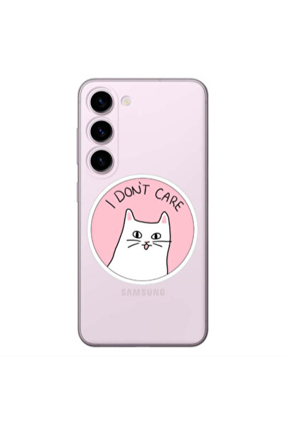 Other Samsung S23 Plus I dont Care Transparent Silicone TPU Θήκη