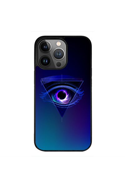 Other Apple iPhone 11 Pro Max Triangular blue eye Black Glossy Θήκη