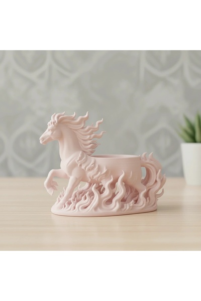 OEM Jardinieră Decorativă Figurină Cal, Suport Plante Mici cu Detalii Specifice