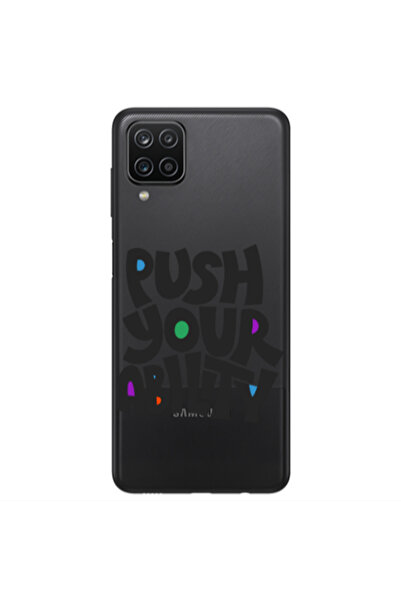 Other Samsung A12 Push Your Ability Transparent Silicone TPU Θήκη