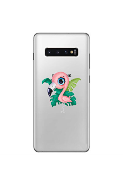 Other Samsung S10 Plus Swan Transparent Silicone TPU Θήκη