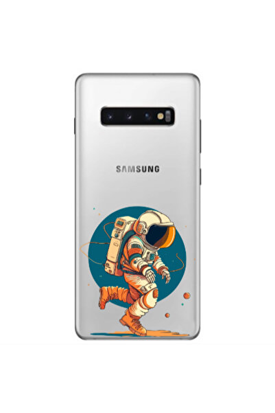 Other Samsung S10 Plus Run Space Transparent Silicone TPU Θήκη