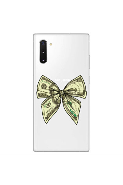 Other Samsung Note 10 Plus Bowtie Dollars Transparent Silicone TPU Θήκη