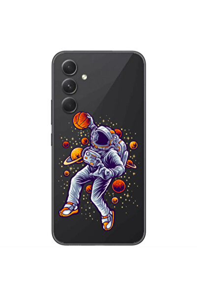 Other Samsung Galaxy A05s Space Basketball Transparent Silicone TPU Θήκη