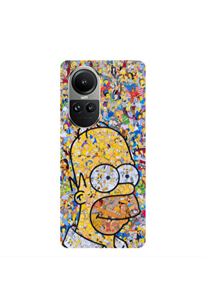 Other Oppo Reno10 5G Simpsons Transparent Silicone TPU Θήκη