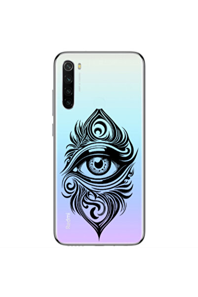 Other Xiaomi Redmi Note 8 Eye patterned drawing Transparent Silicone TPU Θήκη