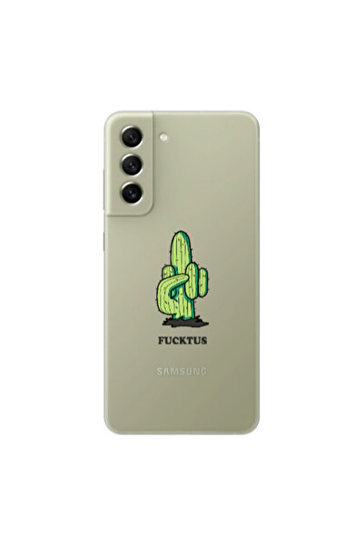Other Samsung S22 Plus Green Cactus Transparent Silicone TPU Θήκη