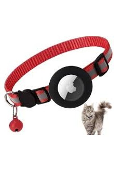 Unbranded/Generic Adjustable AirTag Cat Collar – Lightweight Reflective Pet T...