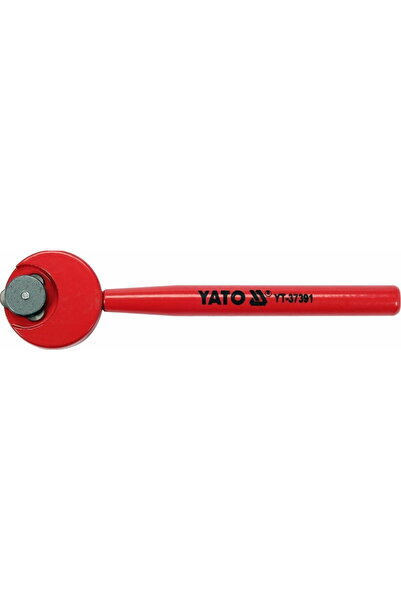 yato Cutit de taiat sticla cu 3 unghiuri, Metal, 13 cm, Rosu