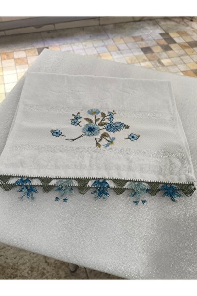 Sert İğne oyalı mutfak havlusu 35×50 cm
