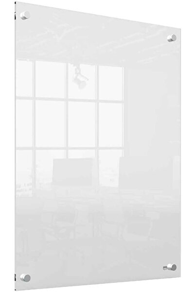 Slasa Transparent Acrylic Mini Wall Mounted Whiteboard 60x45cm Dry Erase Memo...