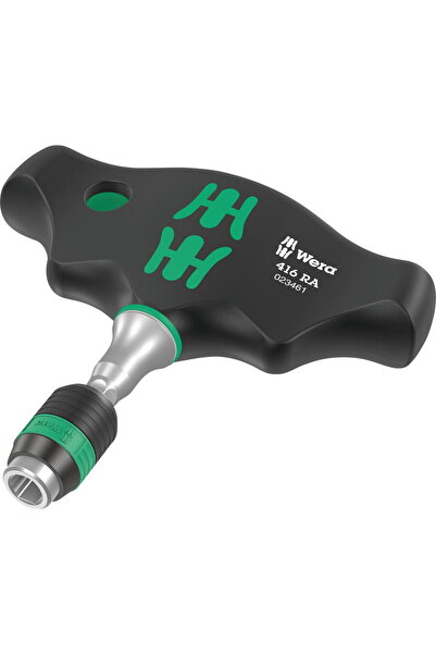 wera 416 RA T-Handle Rapidaptor Bitholding Screwdriver