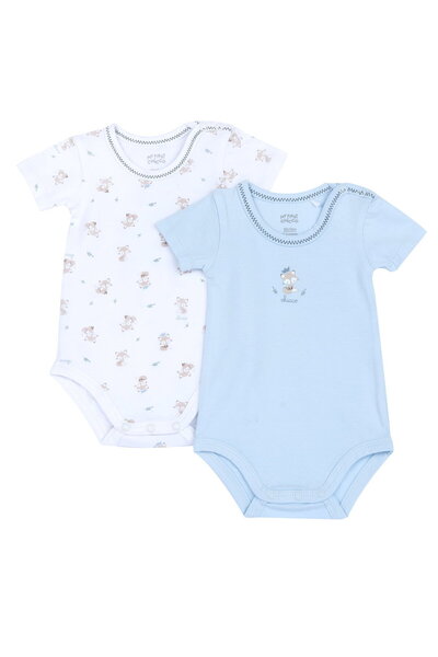 Chicco Erkek Bebek 2li Kısa Kollu Body Set